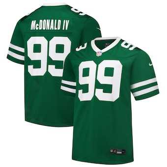 Men & Women & Youth New York Jets #99 Will McDonald IV Green Throwback Limited Stitched Jersey->new york jets->NFL Jersey
